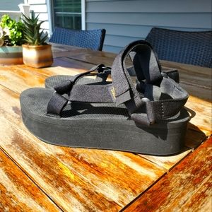 Not for sale right now-Teva flatform platform women's sandals 7